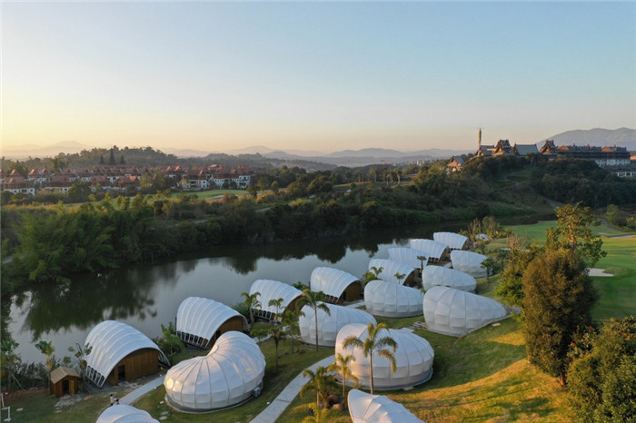 鄭州勃朗專業(yè)酒店設(shè)計公司推薦藝術(shù)帳篷酒店設(shè)計方案