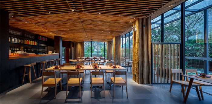 主打自然生態(tài)的廣東璞驛酒店餐廳設(shè)計(jì)方案賞析 主打自然生態(tài)的廣東璞驛酒店餐廳設(shè)計(jì)方案賞析